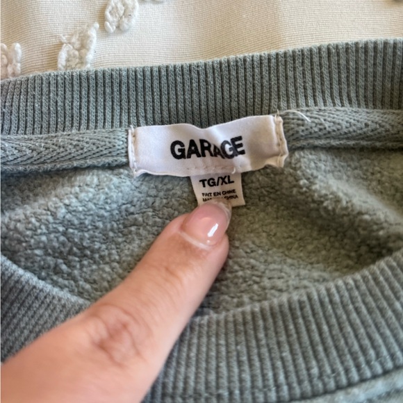 GARAGE OVERSIZED CREWNECK SWEATSHIRT XL - Picture 2 of 3